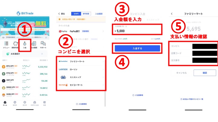 BitTrade コンビニ SP